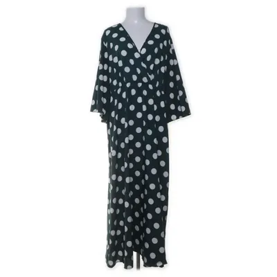 Maxi jurk (Groen, Wit) van Shein Curve Polyester