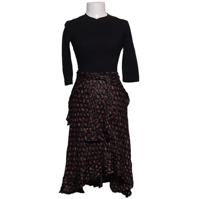 Dress (Black, Red, Multicolored) from Maje Cotton, Elastane, Metallic fiber, Silk, Viscose