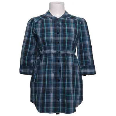 Blousejurk (Blauw, Zwart, Wit) van Burton Katoen, Elastaan