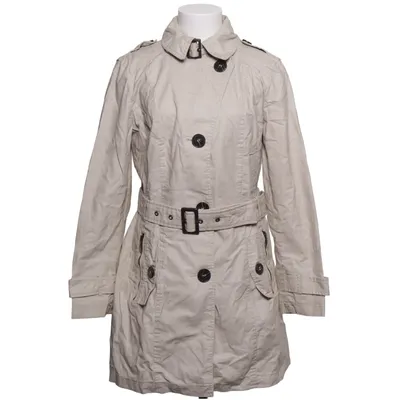 Trench-coat (Beige) de District Coton, Lin, Polyester