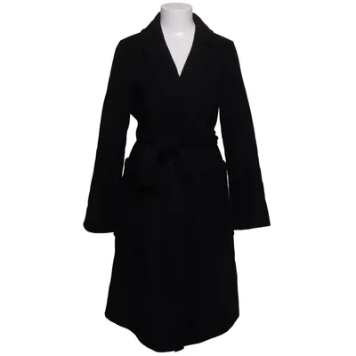Frakke (Sort) fra Zara Polyester, Uld