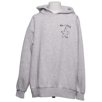 Sweat à capuche (Gris) de Gina Tricot Coton, Polyester