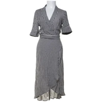 Wikkeljurk (Zwart, Wit) van Ganni Viscose