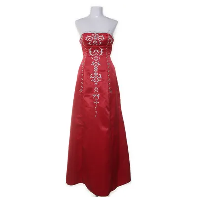 Evening gown (Red, White) from Morgan & Co Nylon, Polyester