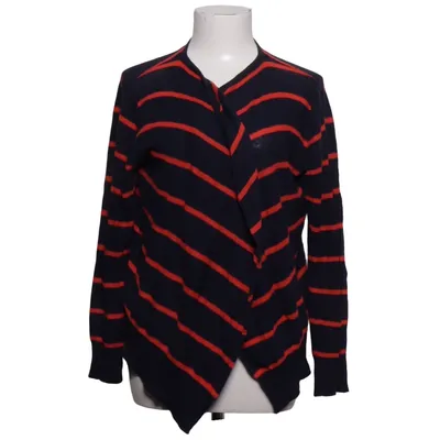 Strickjacke (Blau, Rot) von Flash Essential Baumwolle, Leinen
