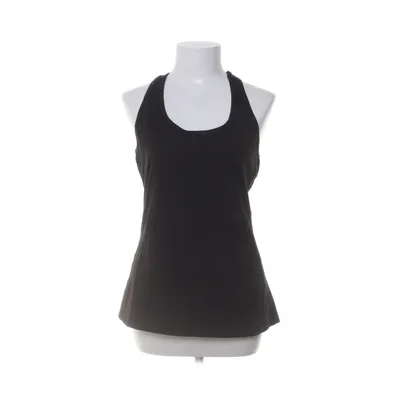 Sport tanktop (Zwart) van People Tree Organisch katoen, Elastaan