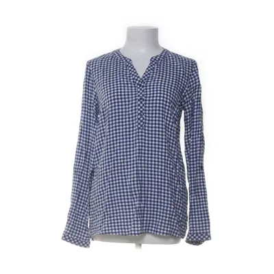 Bluse (Blå, Hvid) fra Cecil Viscose