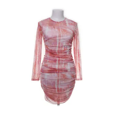 Klänning (Rosa, Vit, Flerfärgad) från Boohoo Elastan, Polyester