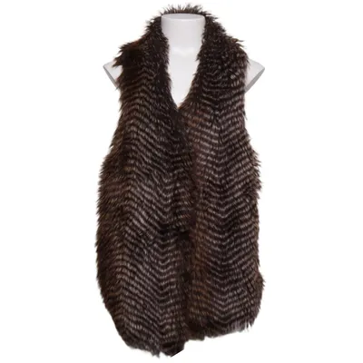 Gilet d'extérieur (Marron, Blanc) de Mango Collection Acrylique, Mohair, Polyamide, Polyester