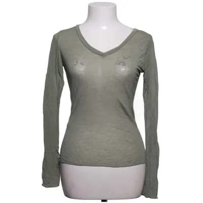Langærmet t-shirt (Grøn) fra Mitica Kashmir, Elastan, Modal
