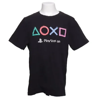 T-shirt (Zwart, Meerkleurig) van Playstation Organisch katoen