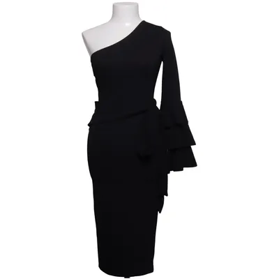 Klänning (Svart) från Boohoo Night Elastan, Polyester