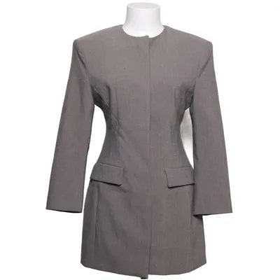 Frakke (Grå) fra H&M Edition Bomuld, Elastan, Polyester, Viscose