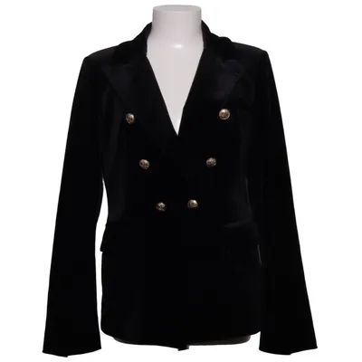 Blazer (Noir) de Attentif Élasthane, Polyester