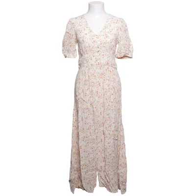 Långklänning (Vit, Flerfärgad) från Indiska