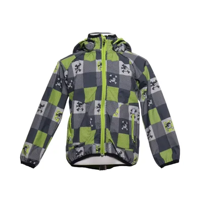 Regnjakke (Grå, Grøn, Sort) fra Outburst Elastan, Polyester