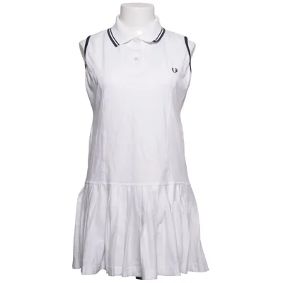 Robe polo (Blanc, Bleu) de Fred Perry Coton, Élasthane, Polyester