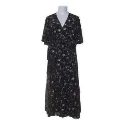 Wrap dress (Black, Multicolored) from Three Sixty Five Polyester