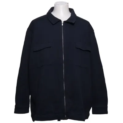 Skjortejakke (Blå) fra Dressmann Bomuld, Elastan, Genanvendt polyester