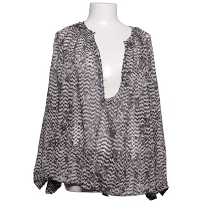 Blouse (Black, White) from Isabel Marant pour H&M Silk