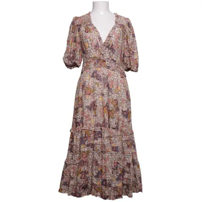 Robe longue (Beige, Multicolore) de Ulla Johnson Coton, Viscose