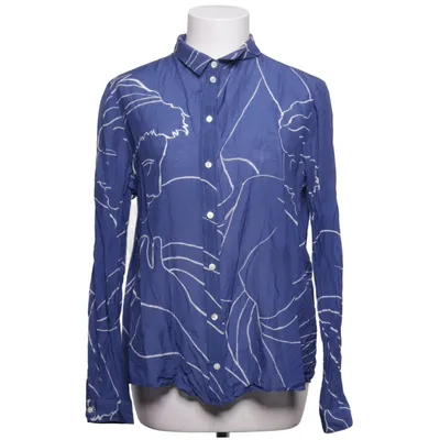 Skjorta (Blå, Vit) från Sézane Bomull, Silke