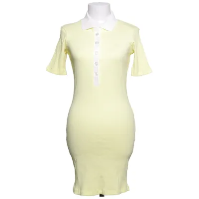 Pikéklänning (Gul, Vit) från LeGer Bomull, Elastan