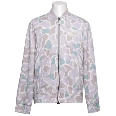 Træningsjakke (Grå, Grøn, Hvid) fra Adidas Bomuld, Polyester