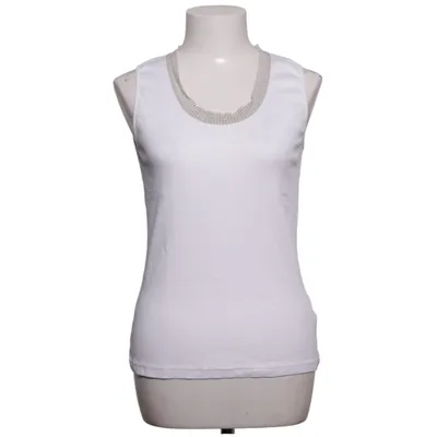 Tank Top (White) from Fabiana Filippi Cotton, Elastane, Silk