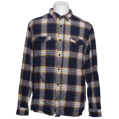 Chemise en flanelle (Bleu, Jaune, Blanc) de Wrangler Coton, Lyocell, Modal, Viscose