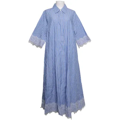 Blousejurk (Blauw, Wit) van Judith Williams Katoen, Polyester, Viscose