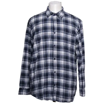 Chemise en flanelle (Bleu, Blanc) de Infinity Man Coton