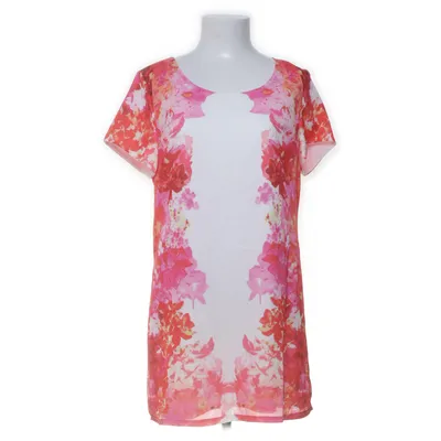 Klänning (Vit, Rosa, Flerfärgad) från Showpo Bomull, Polyester