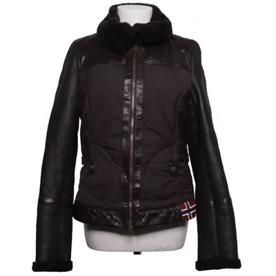 Shearlingjacka (CARVER) från Napapijri Bomull, Skinn, Polyester