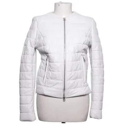 Veste en cuir (Blanc) de Chiara
