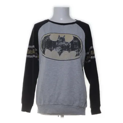 Collegetröja (Svart, Grå) från Batman Bomull, Polyester