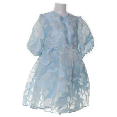 Klänning (Blå) från Cecilie Bahnsen Kupro, Polyamid, Polyester, Silke