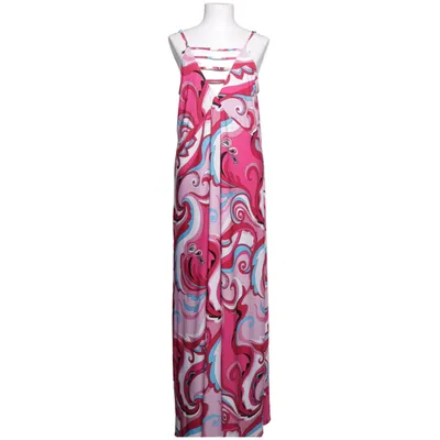 Långklänning (Rosa, Blå, Vit, Flerfärgad) från Bonprix Elastan, Polyester