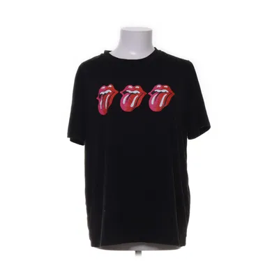 T-shirt (Svart, Röd) från The Rolling Stones Elastan, Polyester