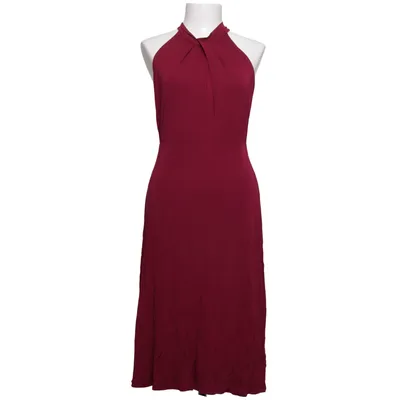 Halterneck dress (Purple) from Massimo Dutti Viscose