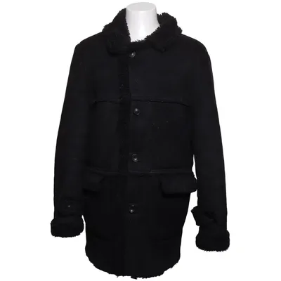 Shearling jacket (Black) from Zara Man Polyester