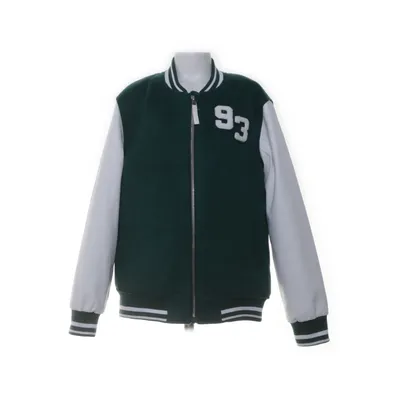 Collegejakke (Grøn, Hvid) fra Y.F.K Polyester, Polyurethan