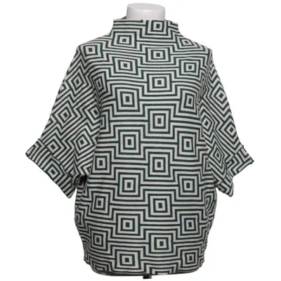 Pull-over (Vert, Blanc) de Sophyline Polyester, Viscose