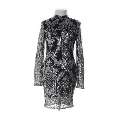 Cocktailkjole (Sort, Sølv) fra Parisian Elastan, Polyester