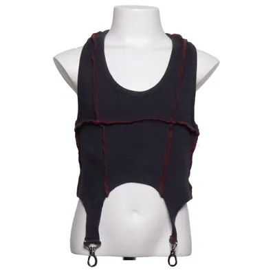 Crop top (Svart, Röd) från The Ragged Priest Bomull, Elastan