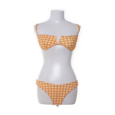 Bikini (Oranje, Wit) van Zaful Elastaan, Polyester