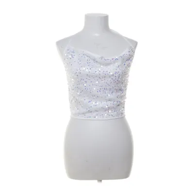 Halterneck top (Hvid) fra Shein Polyester