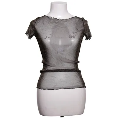 Top (Black, Gold) from Chiquelle Elastane, Metallic fiber, Polyester