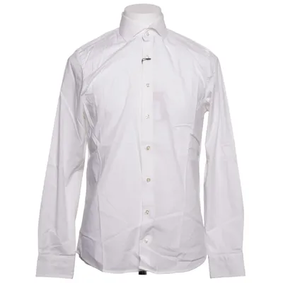 Chemise (Blanc) de Profuomo Coton, Élasthane