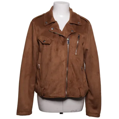 Biker jacket (Brown) from Oyanda Polyester
